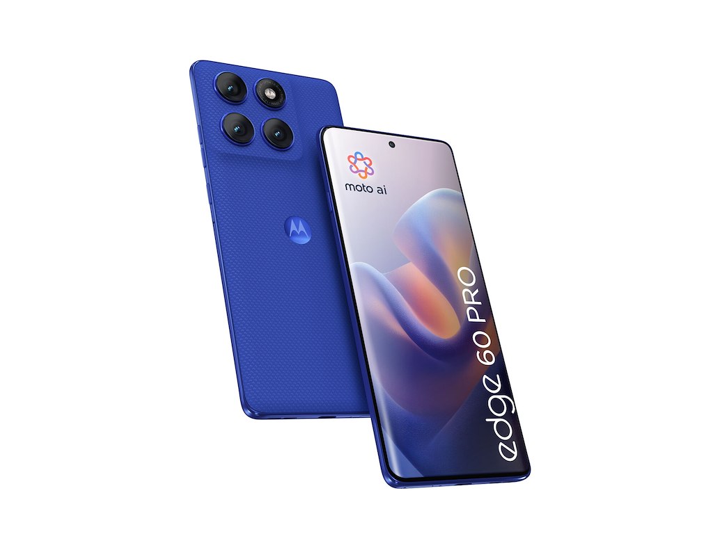 Motorola edge 60 pro 16,9 cm (6.67") Dual SIM Android 15 5G USB Type-C 12 GB 512 GB 6000 mAh Blå