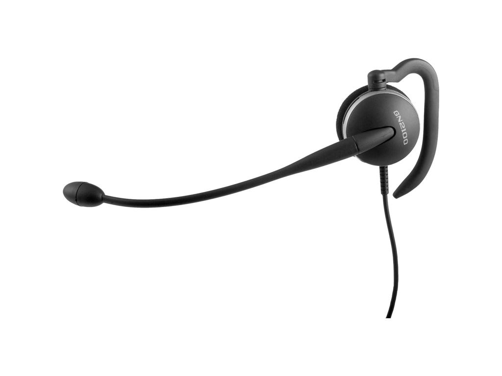 Jabra GN2100 Headset Ledningsført Ørekrog Kontor/Callcenter Bluetooth Sort