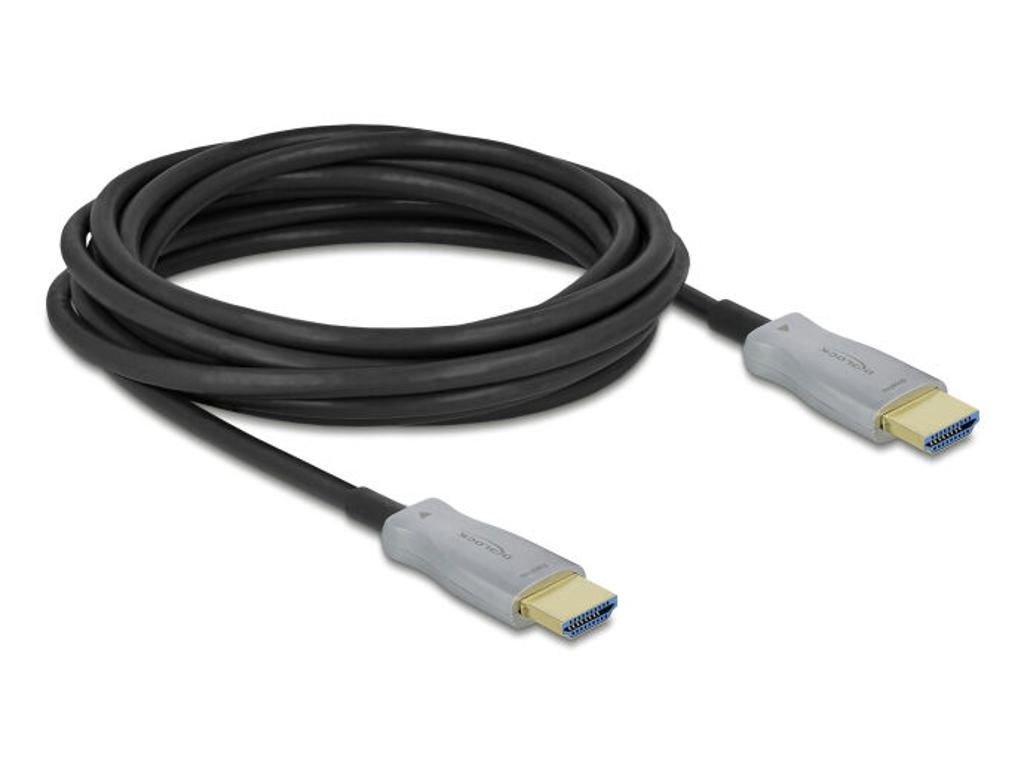 DeLOCK 84959 HDMI-kabel 5 m HDMI Type A (Standard) Sort, Grå