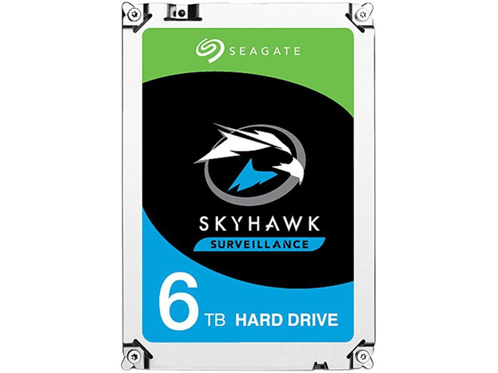 Seagate SkyHawk ST6000VX001 harddisk 6 TB 5900 rpm 256 MB 3.5" Serial ATA III