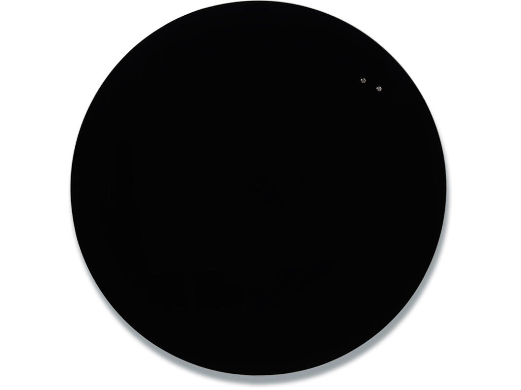 Glastavle, Magnetisk, Ø80 cm, Sort, Naga 