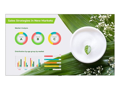 LG LAPA136-GF skilte display Digital fladpaneldisplay 3,45 m (136") LED Wi-Fi 500 cd/m² Fuld HD Sort Indbygget processer WebOS