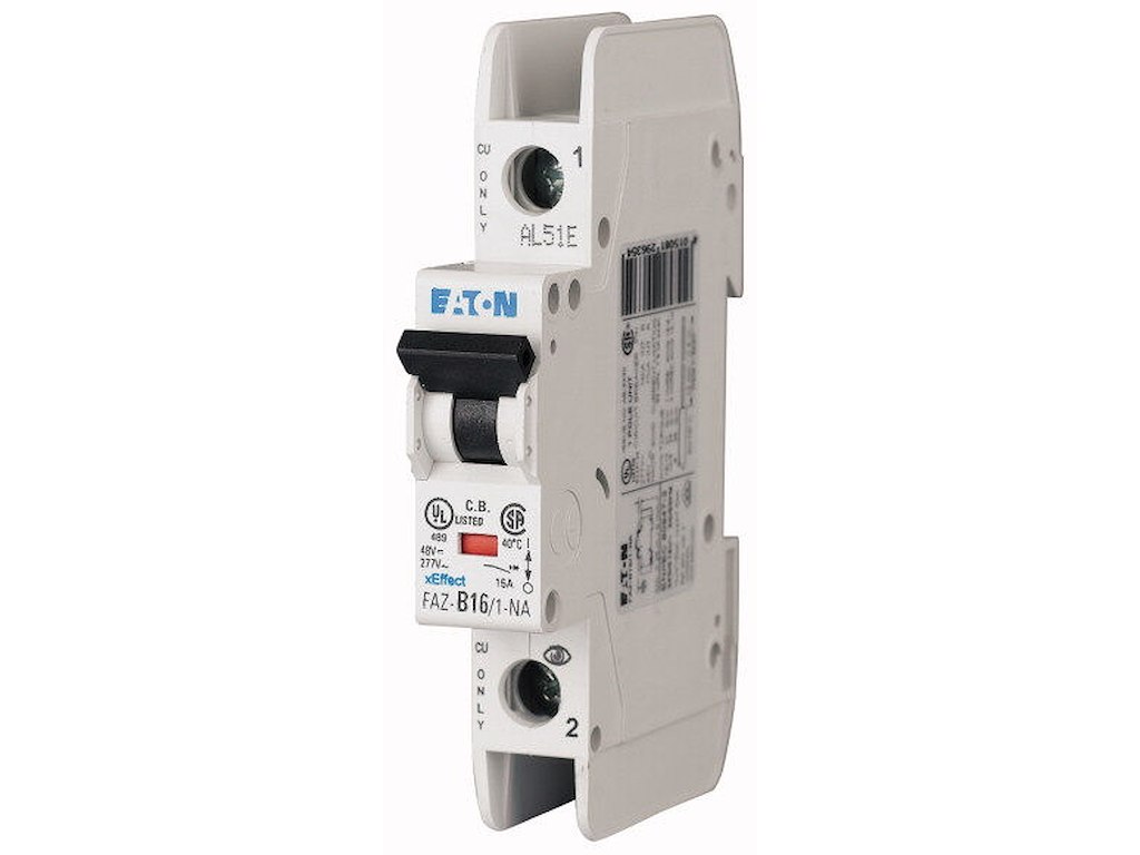 Eaton FAZ-C10/1-NA kredsløbsafbryder Miniature strømafbryder Type C