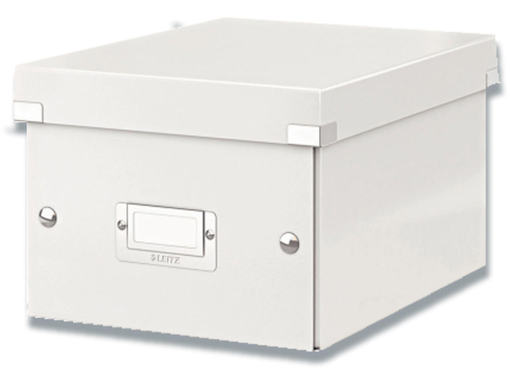 Opbevaringsboks, Small, Uden håndtag, Hvid, Leitz Click & Store WOW 
