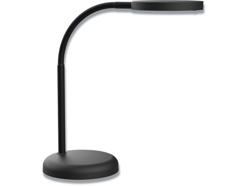 Bordlampe, LED, Med fleksibel arm, Sort, Naga Maul Joy