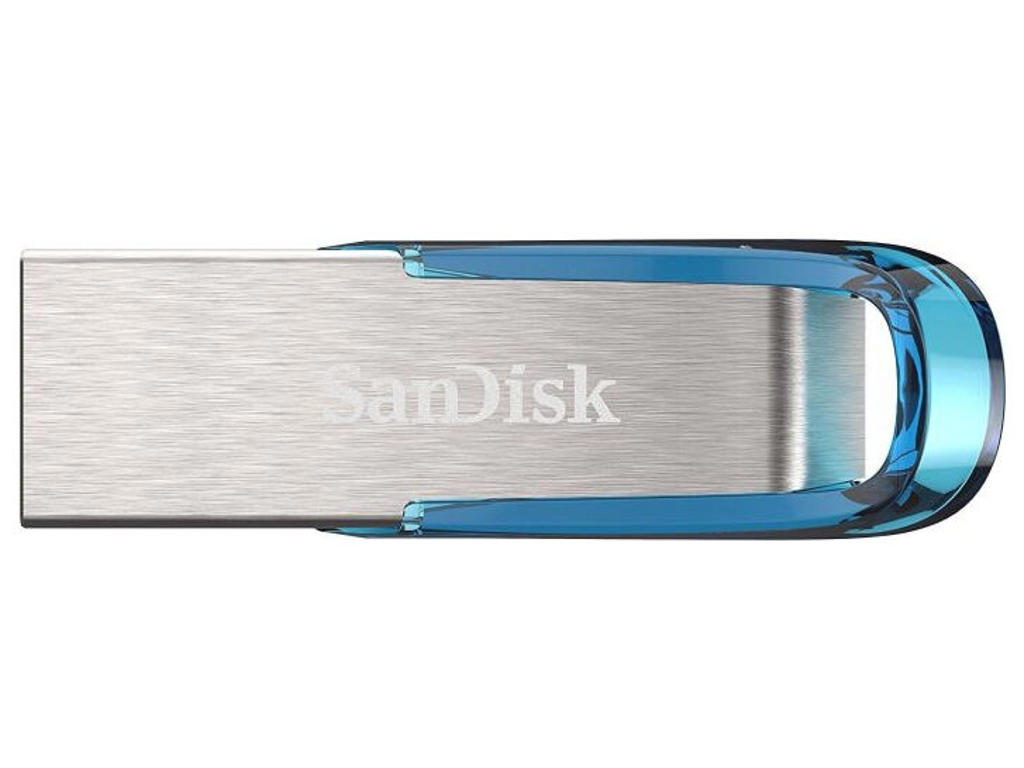 SanDisk Ultra Flair USB-nøgle 32 GB USB Type-A 3.2 Gen 1 (3.1 Gen 1) Blå, Sølv