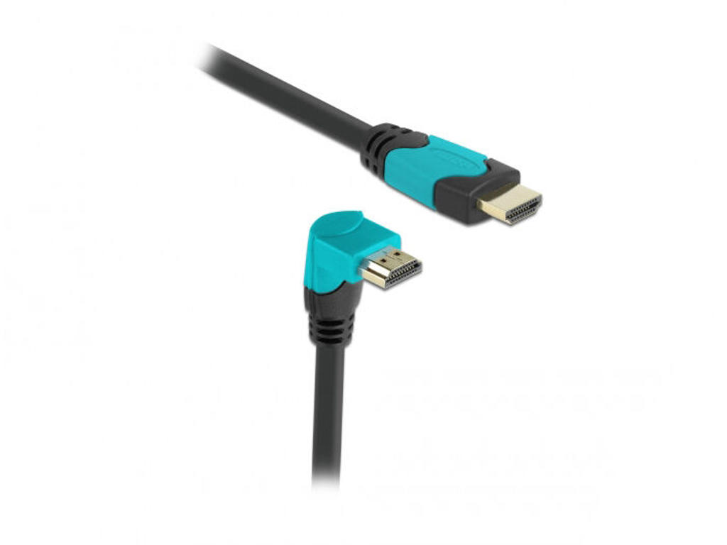DeLOCK 86992 HDMI-kabel 2 m HDMI Type A (Standard) Sort, Blå