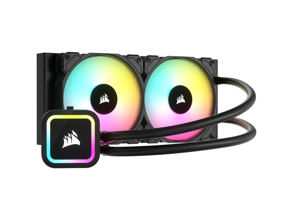 Corsair CW-9060065-WW Computerkølesystem Processor Alt-i-en væskekøler 12 cm Sort 1 stk