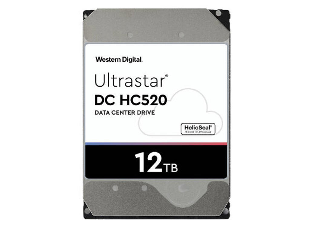 Western Digital Ultrastar DC HC520 harddisk 12 TB 7200 rpm 256 MB 3.5" SAS