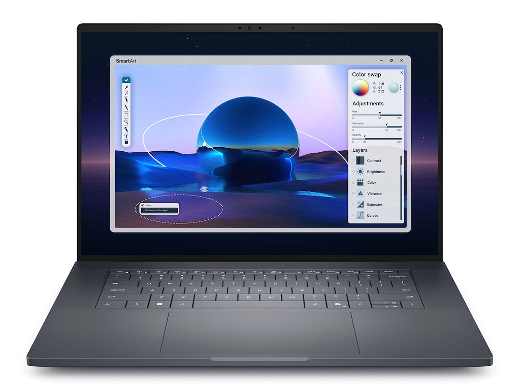 DELL Pro Max 16 Premium MA16250 Intel Core Ultra 9 285H Mobil workstation 40,6 cm (16") Full HD+ 64 GB LPDDR5x-SDRAM 1 TB SSD NVIDIA RTX PRO 2000 Blackwell Wi-Fi 7 (802.11be) Windows 11 Pro Nordisk Sort