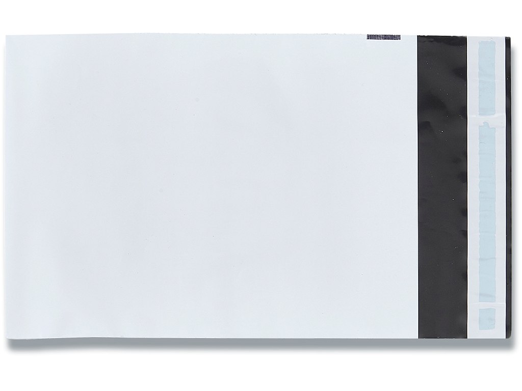 Forsendelsespose, 1000x1230 mm, Hvid, 100 stk, 