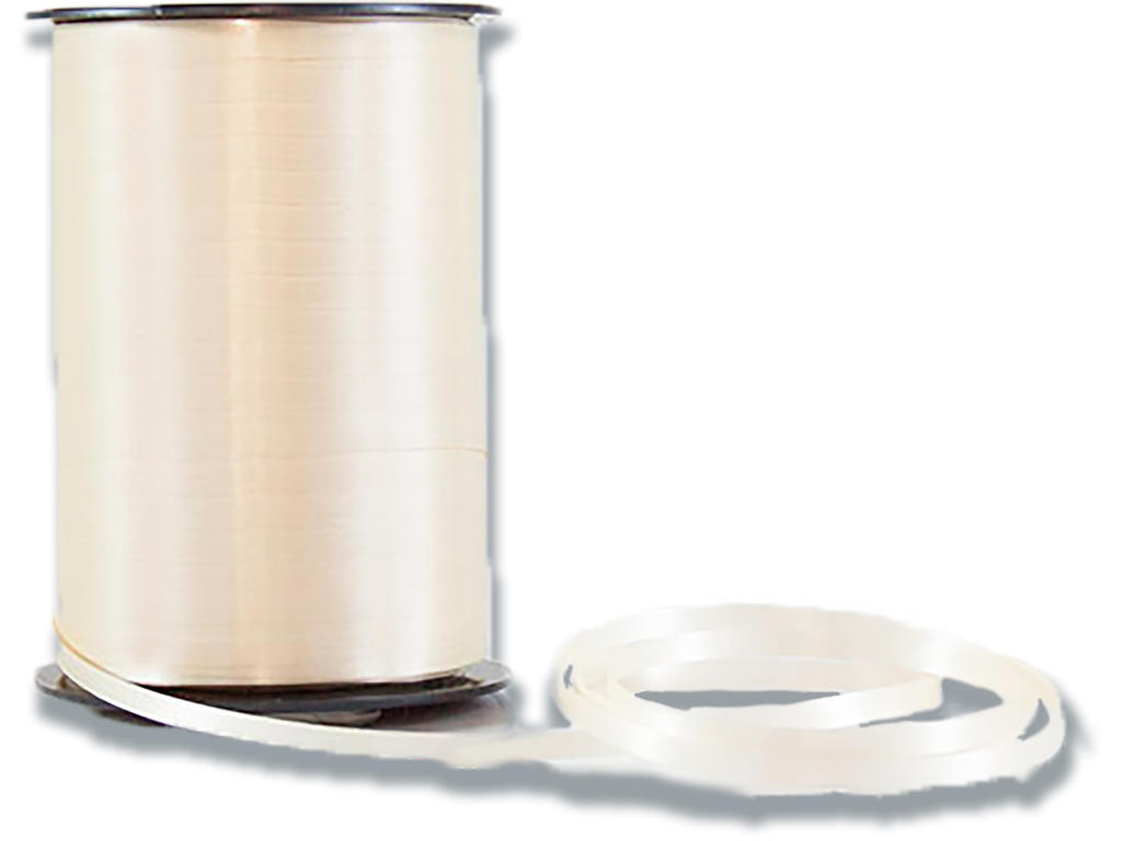 Gavebånd, PP, 5mm x 500m, Beige, Roliba Poly Glat 