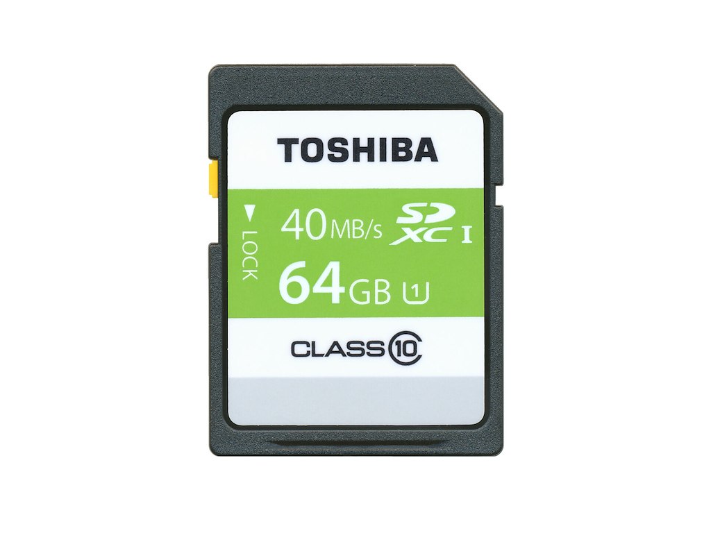 Toshiba SDXC UHS1, 64GB Klasse 10