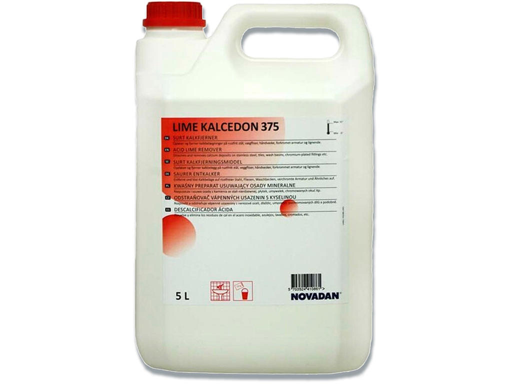 Kalkfjerner, Til sanitet, Flydende, 5000 ml, Novadan Lime Kalcedon 375 