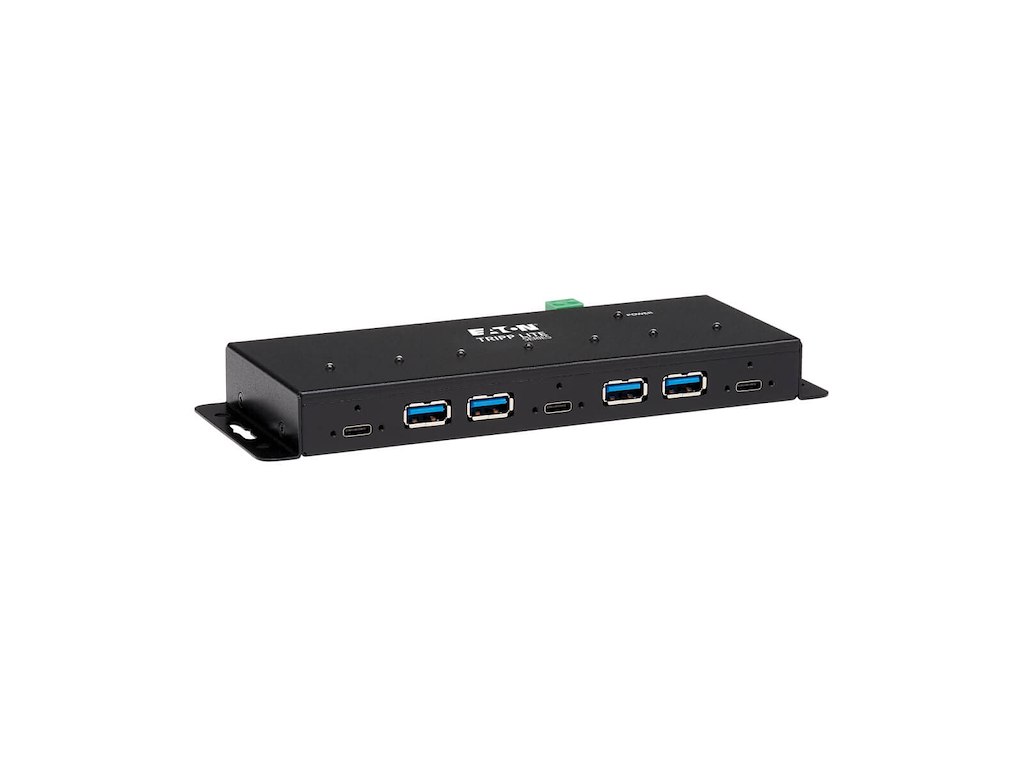 Tripp Lite U460-4A3C-IND interface hub USB 3.2 Gen 2 (3.1 Gen 2) Type-C 10000 Mbit/s Sort