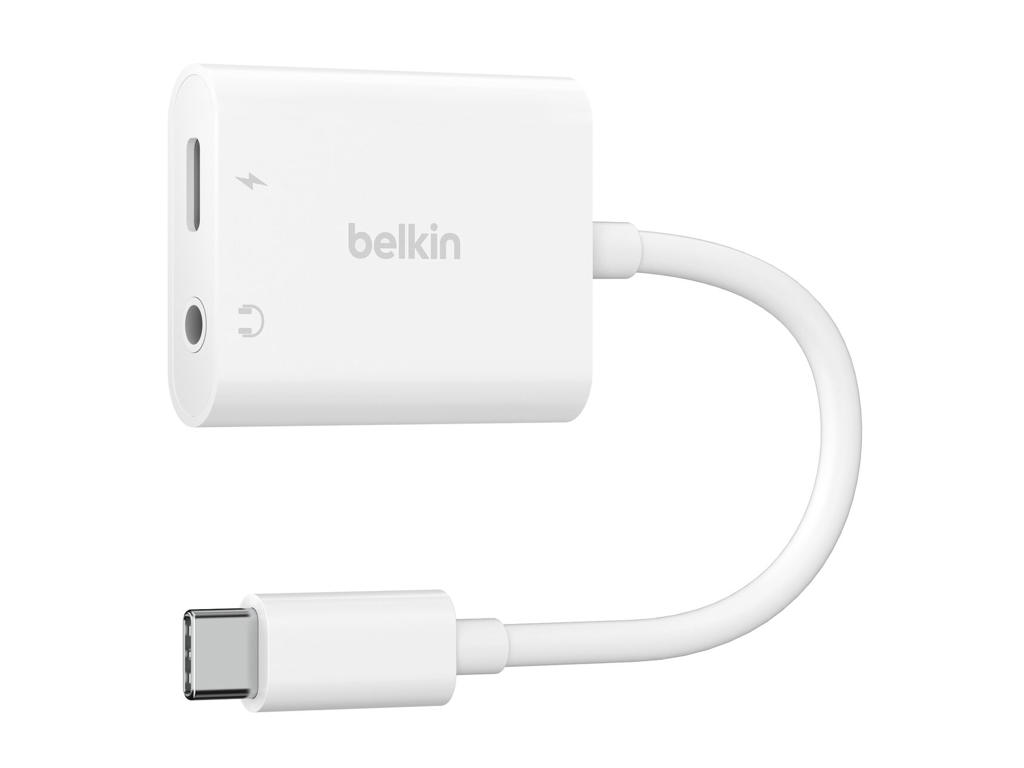 Belkin NPA004BTWH interface hub USB Type-C Hvid
