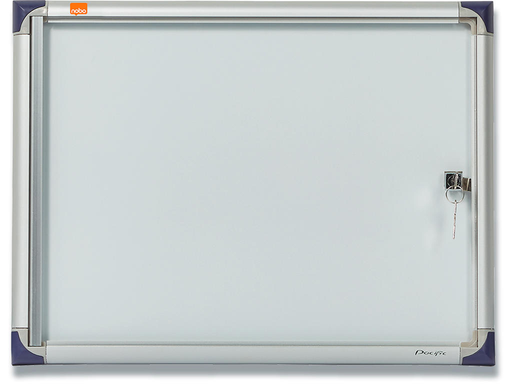 Opslagsskab, 2XA4, Magnetisk, Hængslet låge, Indendørs brug, Nobo Slimline