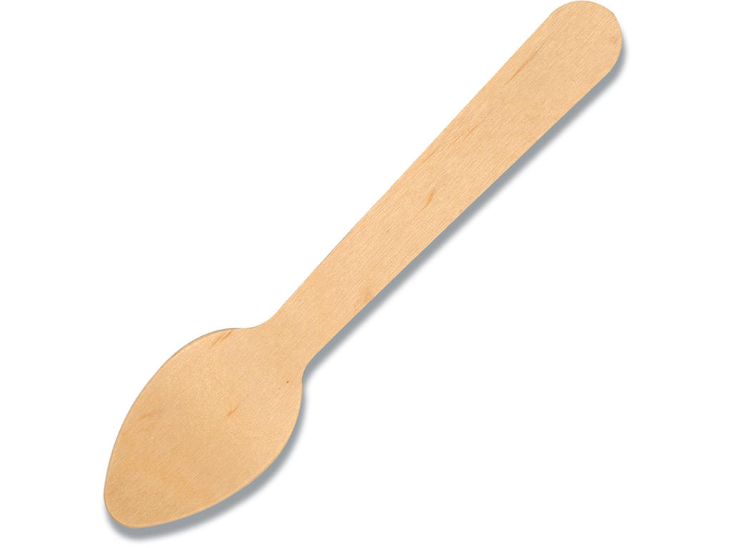 Teske, Engangs, Birketræ, 11 cm, 100 stk, Gastro 