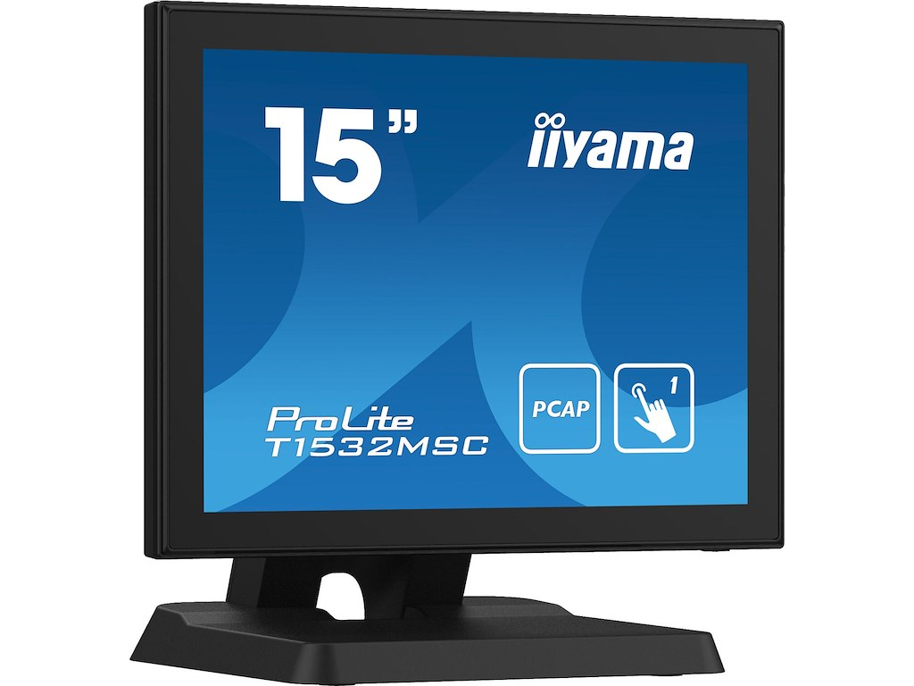 iiyama T1532MSC-B5X computerskærm 38,1 cm (15") 1024 x 768 pixel XGA LED Berøringsskærm Sort
