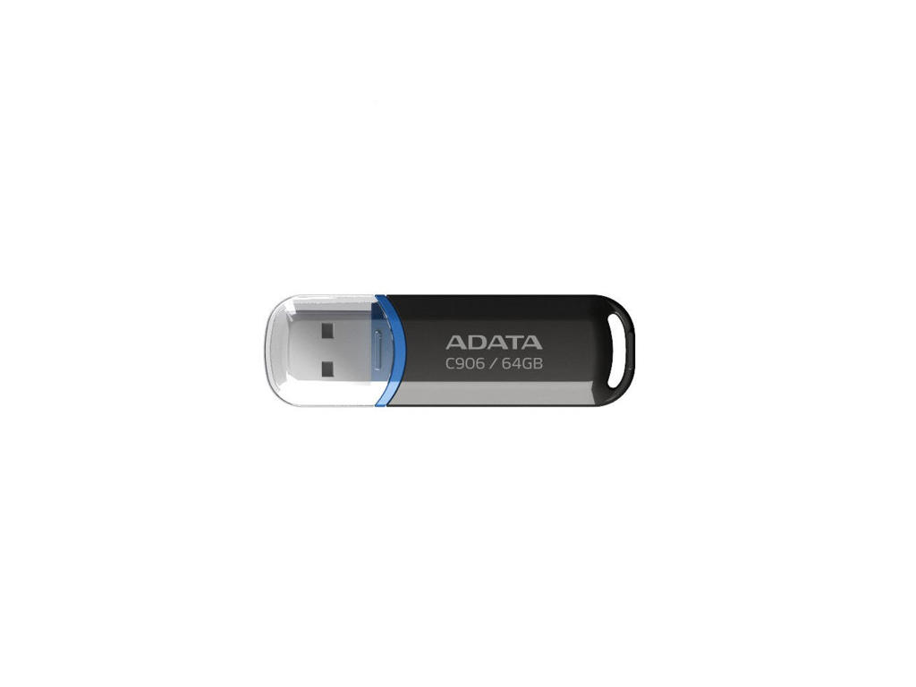 ADATA C906 USB-nøgle 64 GB USB Type-A 2.0 Sort