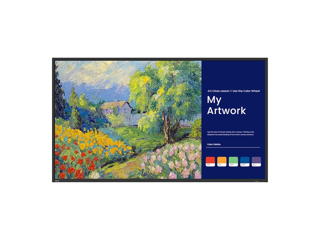 BenQ SL4304 Digital fladpaneldisplay 109,2 cm (43") LCD 500 cd/m² 4K Ultra HD Sort Indbygget processer Android