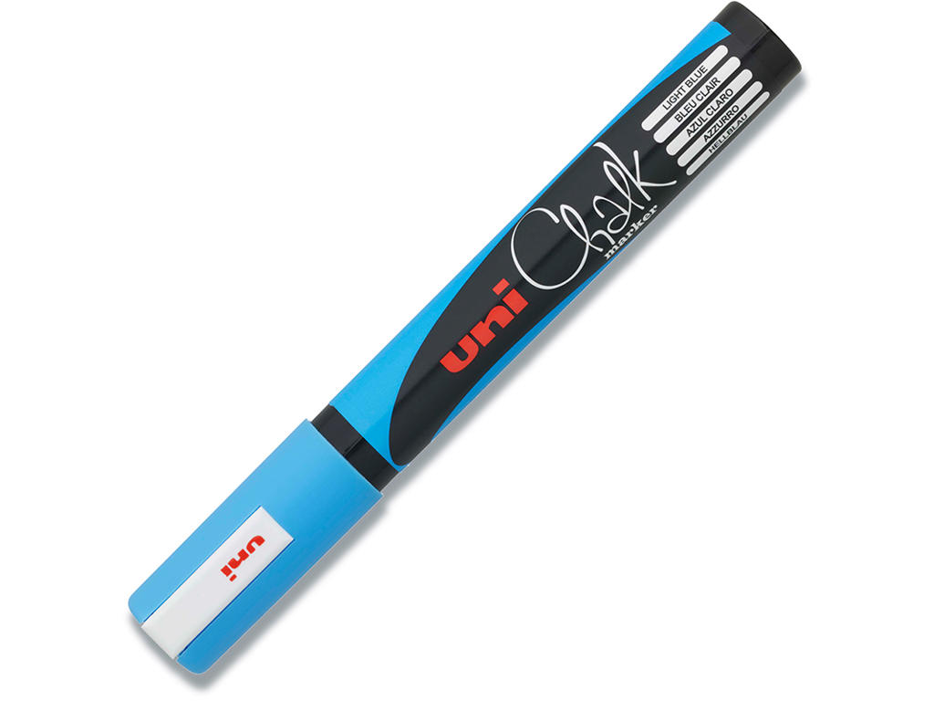 Kalk marker, 1.8-2.5 mm, Lys blå, 1 stk, uni Chalk PWE-5M