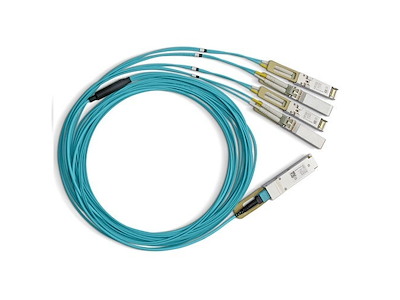 Nvidia Mellanox MFA7A50-C005 InfiniBand og fiberoptisk kabel 5 m QSFP28 4x SFP28 Turkis