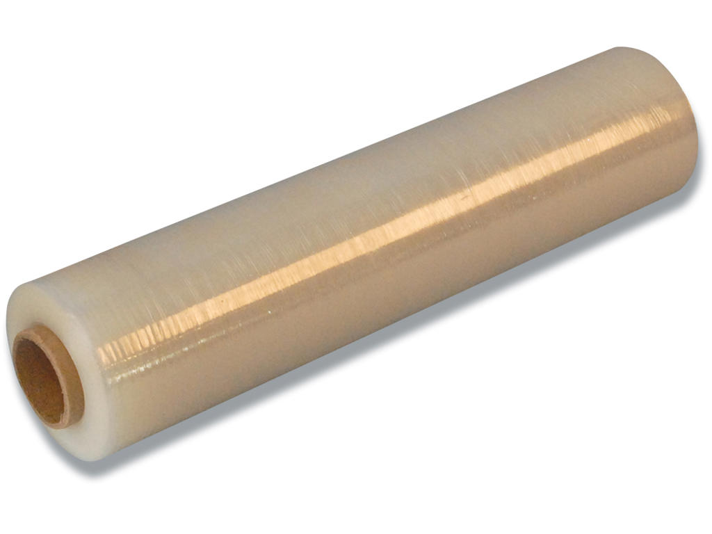 Strækfilm, 45cm x 300m, 17 micron, 1 rulle, Parva Recycle