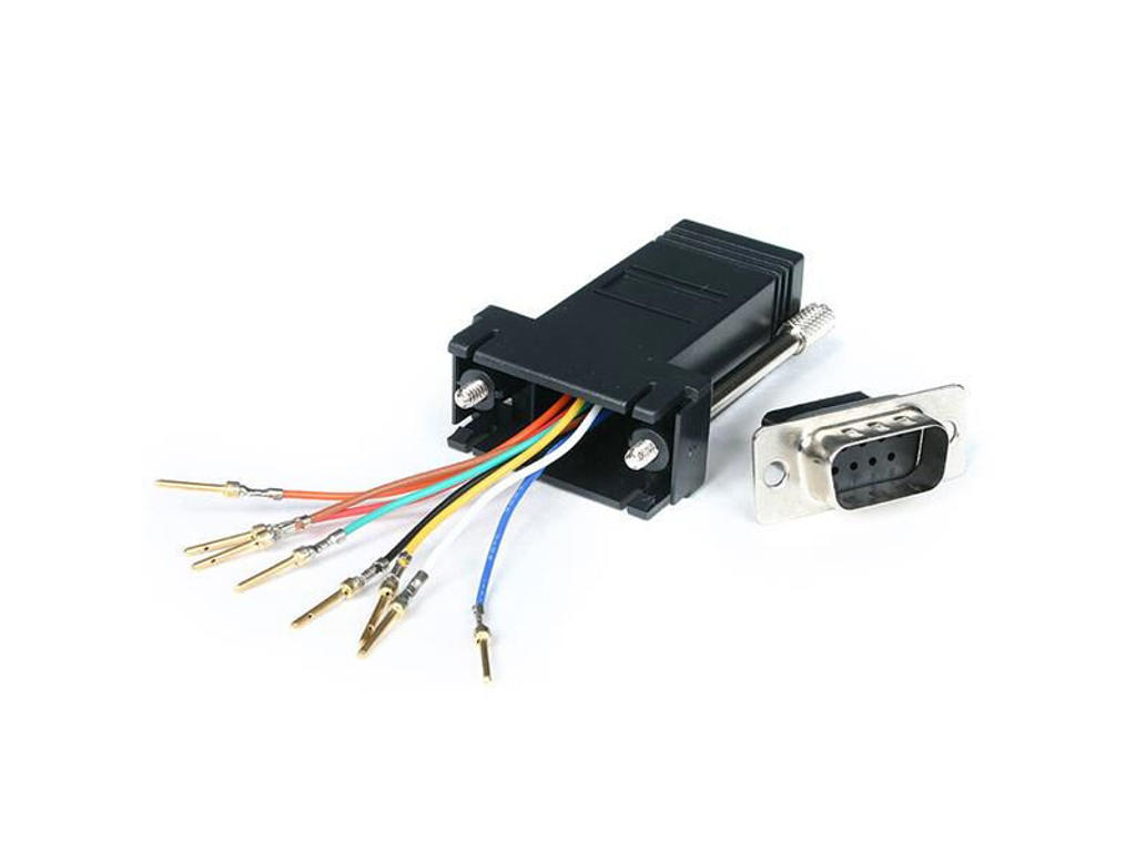 StarTech.com GC98MF kabel kønsskifter DB-9 RJ-45 Sort