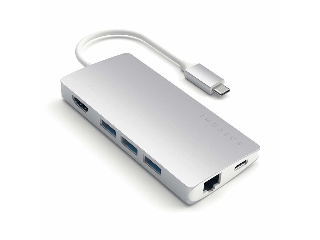 Satechi ST-TCMA2S dockingstation USB 3.2 Gen 1 (3.1 Gen 1) Type-C Sølv