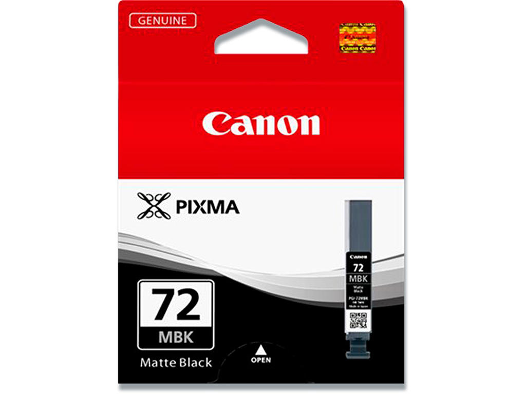 Blækpatron, 1 stk, Mat Black-mat sort, 14 ml, Canon PGI-72