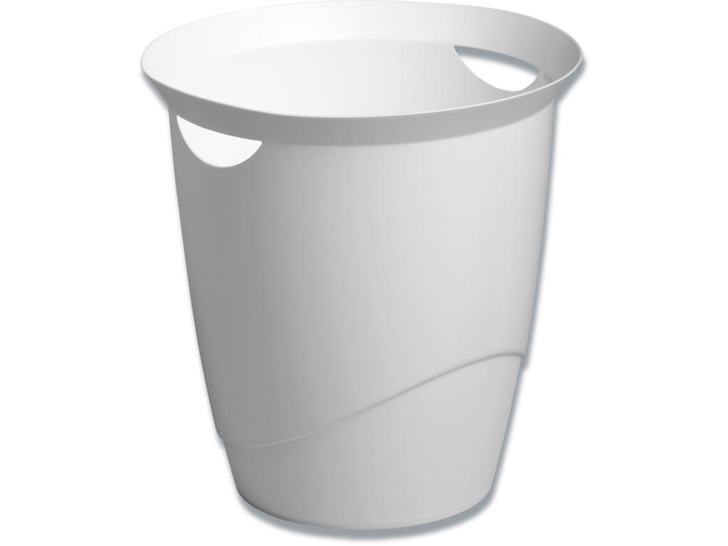Papirkurv, Hvid, 16 liter, Plast, Durable TREND