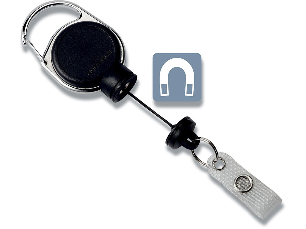 Yoyosnor, Til kort: Stropklemme, Til bærer: Karabinhage, 1 stk, Durable EXTRA STRONG 