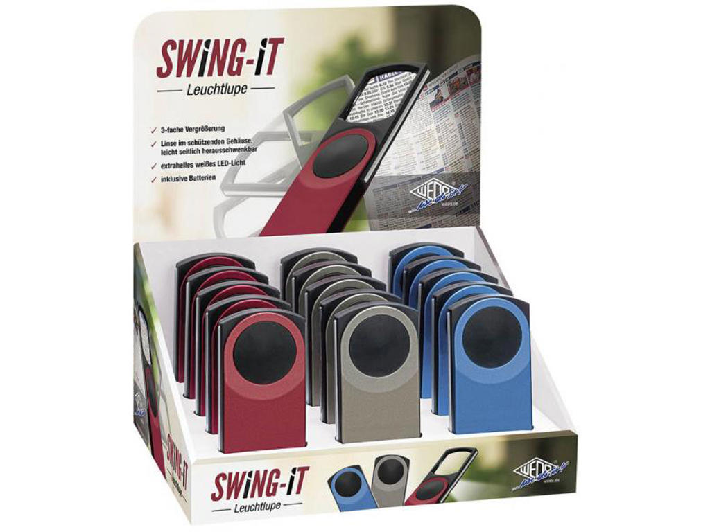 Lup med lys, Håndholdt, 1 stk, Assorterede farver