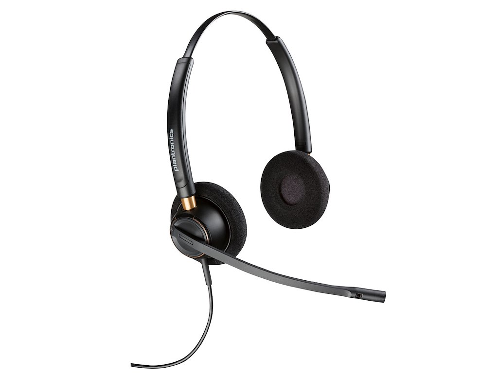 HP Poly EncorePro 520D med Quick Disconnect Binaural Digital Headset TAA
