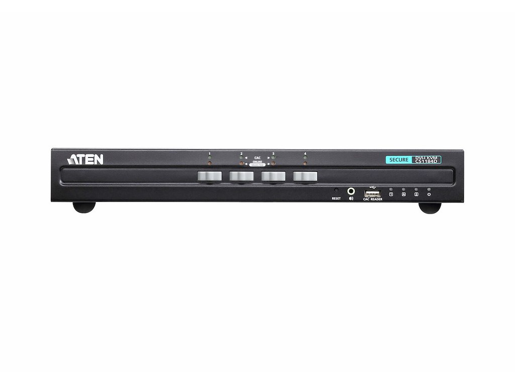 ATEN CS1184D KVM Switch Stativ-montering Sort