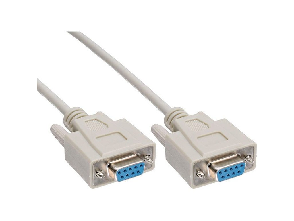 Microconnect MC-DB9FF10 serielkabel Beige 10 m DB-9