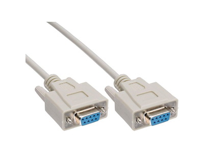 Microconnect MC-DB9FF10 serielkabel Beige 10 m DB-9