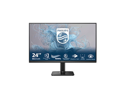 Philips 1000 series 24E2N1100LB/00 computerskærm 60,5 cm (23.8") 1920 x 1080 pixel Fuld HD LCD Sort