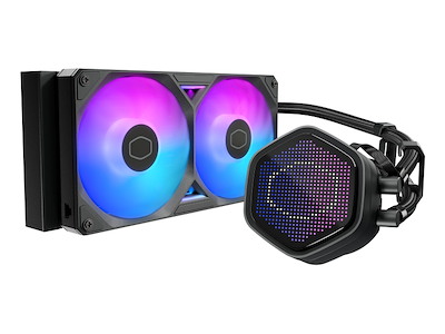Cooler Master MasterLiquid Atmos II 240 Pixel LED Black Processor Væskekølingssæt 12 cm Sort 1 stk