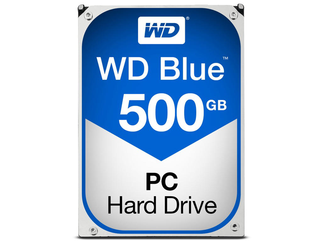 Western Digital Blue harddisk 500 GB 7200 rpm 32 MB 3.5" Serial ATA III