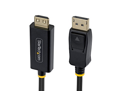 StarTech.com 2M-DP-HDMI-4K60-GR videokabel adapter DisplayPort HDMI Type A (Standard) Sort
