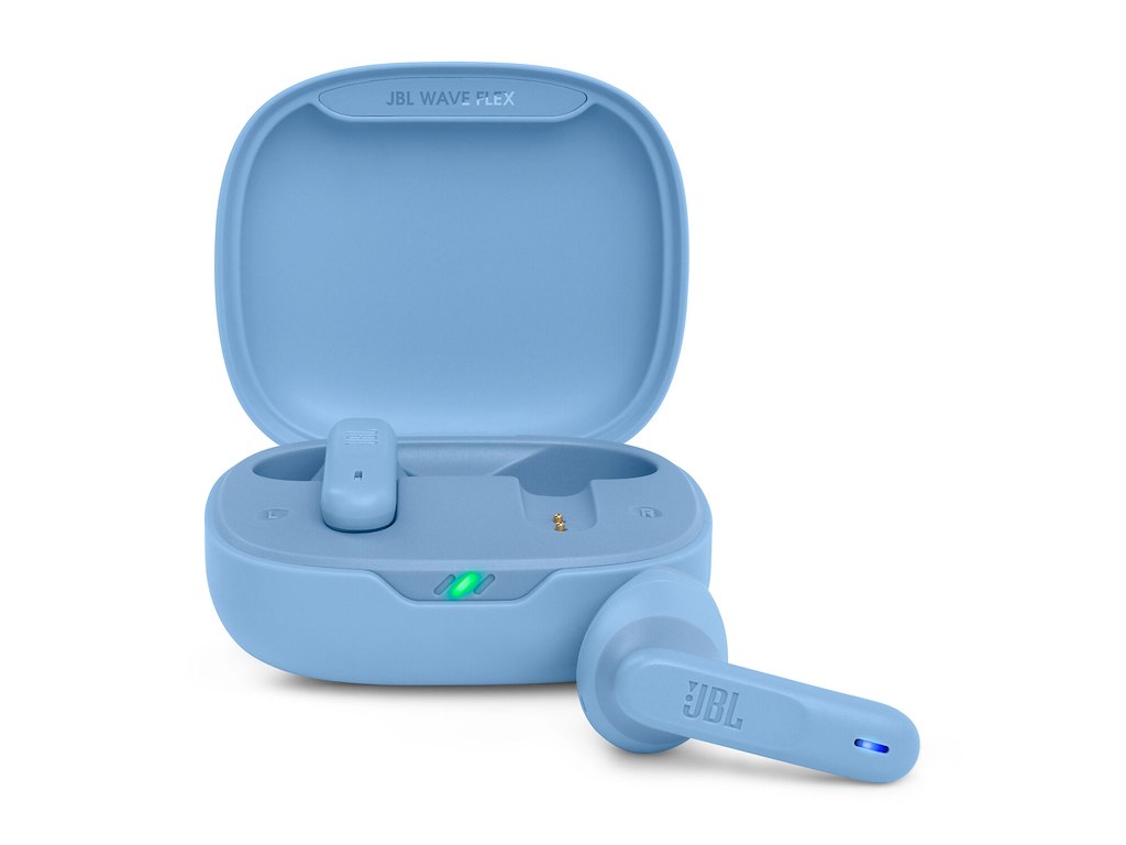 JBL Wave Flex Headset True Wireless Stereo (TWS) I ørerne Opkald/Musik/Sport/Hverdag Bluetooth Blå