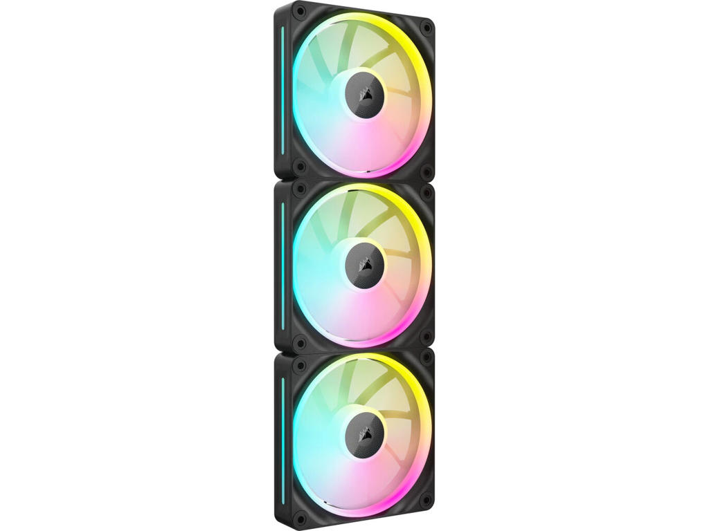 Corsair iCUE LINK LX120 RGB Computerkabinet Ventilator 12 cm Sort 3 stk