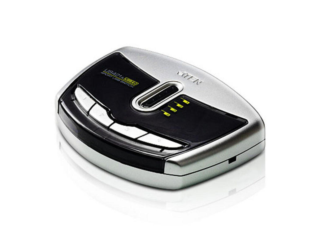 ATEN US421A-AT KVM Switch Sort, Grå