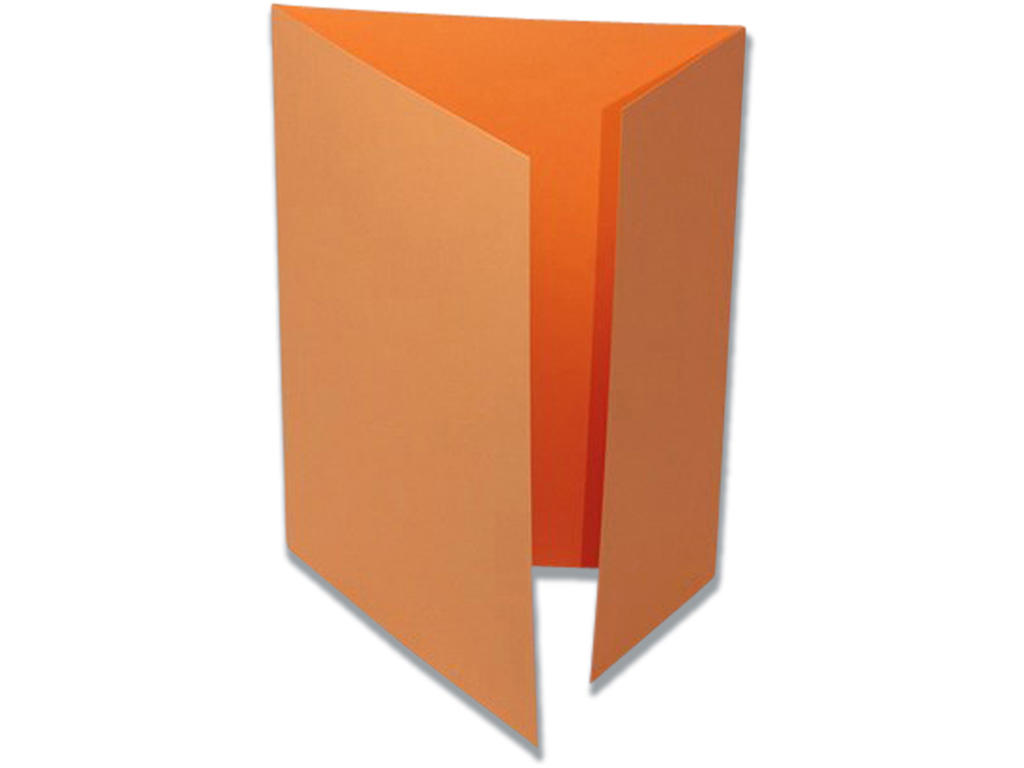 Sagsmappe, 1 klap, A4, Orange, Ferco Nr. 103/8 Med 8 cm udvidelse 