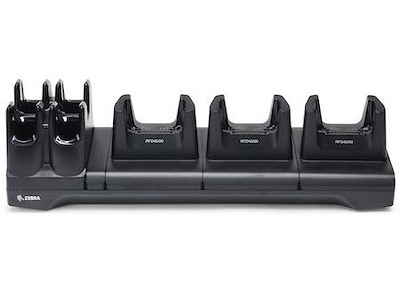 Zebra CRD3S4TRFD49UNIVCHG1 mobile device charger Bar code reader, RFID reader Black Indoor