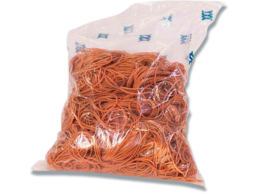 Gummibånd, Brun, 80x1.7mm, 1000 g, Roliba Standard Nr. 18