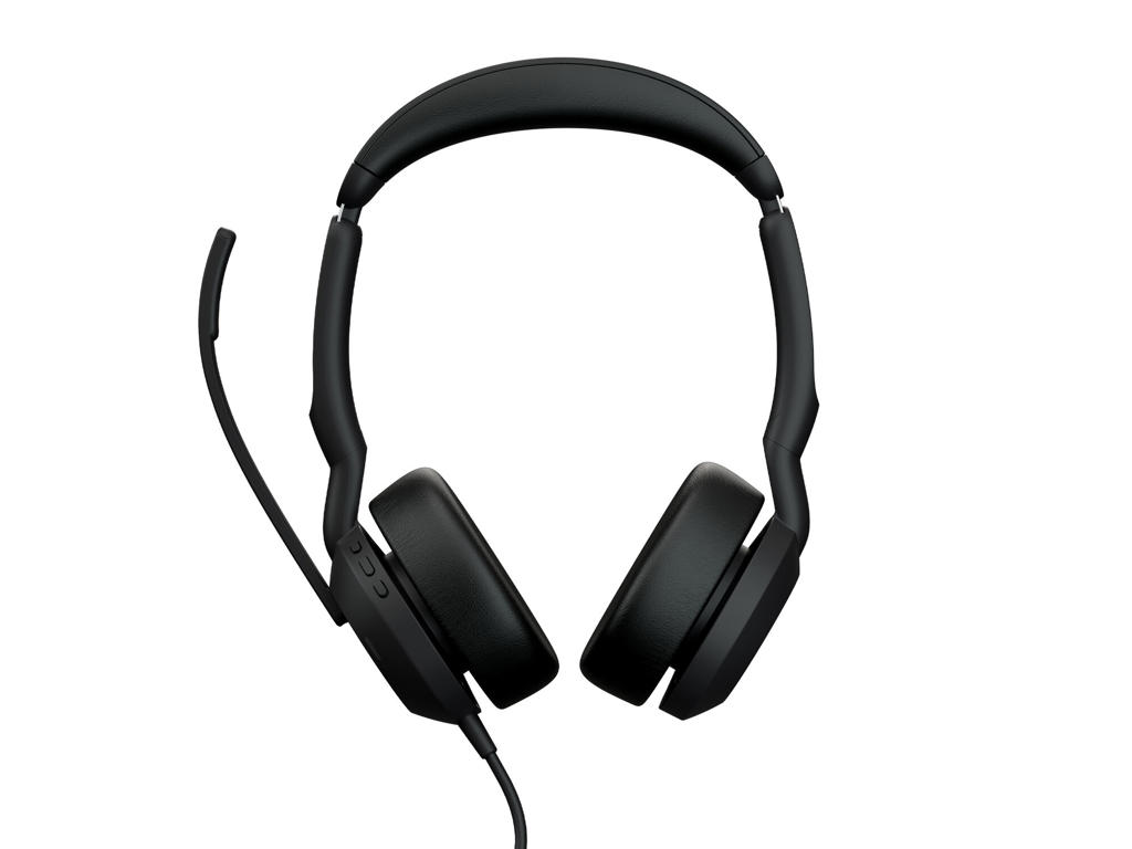 Jabra Evolve2 50 Headset Kabel & trådløs Kontor/Callcenter USB Type-A Bluetooth Sort