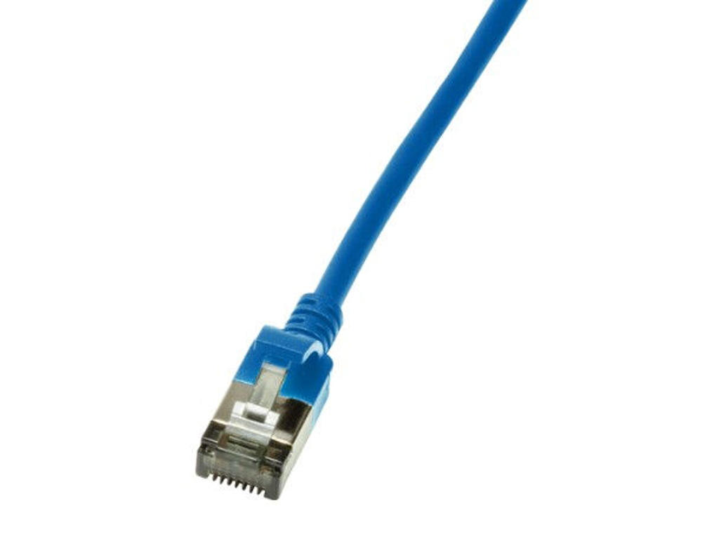 LogiLink Slim U/FTP netværkskabel Blå 1,5 m Cat6a U/FTP (STP)